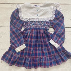 Hand Smocked Vintage Girl’s Dress
